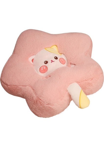 Karikatür Sevimli Kayan Yıldız Kedi Yastığı (Yurt Dışından)