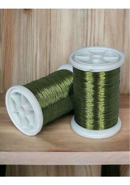 0.30MM(100GR -150M ) Haki Renkli Bakır Filografi Teli