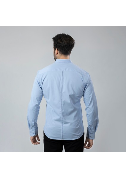 Erkek Uzun Kol Gömlek Slimfit Likralı Kumaş PA-179 modelleri