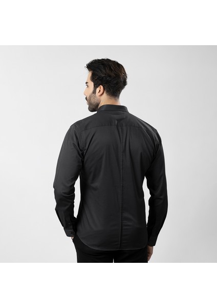 Erkek Uzun Kol Gömlek Slimfit Likralı Kumaş PA-179 fiyatları