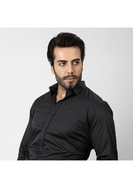 Erkek Uzun Kol Gömlek Slimfit Likralı Kumaş PA-179 modelleri