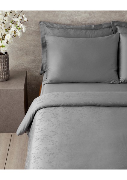 Taylor Lyocell Saten King Size Nevresim Takımı 240X260 cm Koyu Gri fiyatları