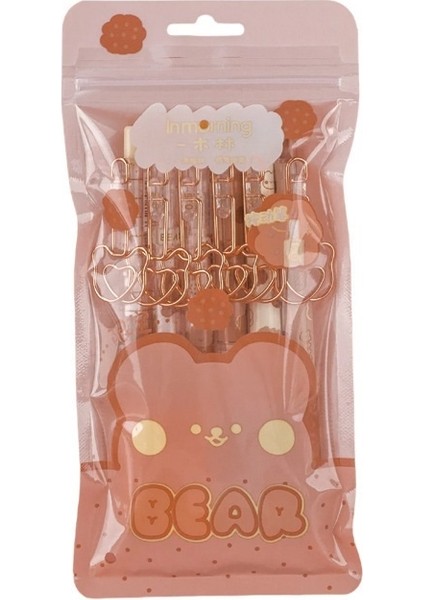 Öğrenci Jel Kalem Çelik Ataş Karikatür Yaratıcı Basın Kalemi 0.5mm (Yurt Dışından)