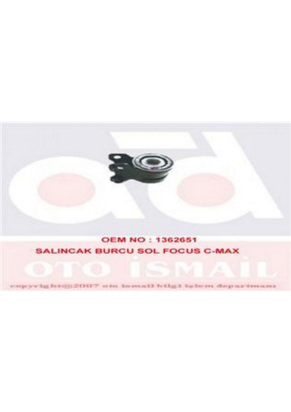 Salincak Burcu Sol Focus Ii 04-12 C-Max 03 07 10 Volvo S40 C30 C70 V50 04 12 Mazda 3 5 Serisi 12