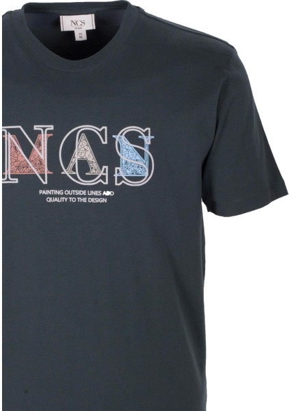 Erkek Tişört Bisiklet Yaka Neft Slim Fit Baskılı T-Shirt Ncs Jeans 1298 fırsatları
