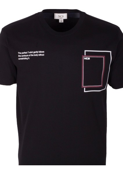 Erkek Tişört Bisiklet Yaka Slim Fit Baskılı T-Shirt Ncs Jeans 1292 modelleri