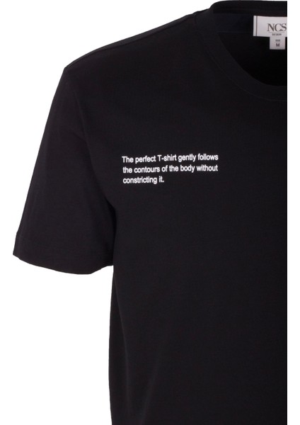 Erkek Tişört Bisiklet Yaka Slim Fit Baskılı T-Shirt Ncs Jeans 1292 fırsatları
