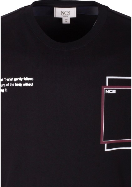 Erkek Tişört Bisiklet Yaka Slim Fit Baskılı T-Shirt Ncs Jeans 1292 indirimleri