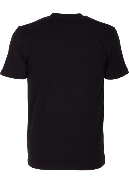 Erkek Tişört Bisiklet Yaka Siyah Slim Fit Baskılı T-Shirt Ncs Jeans 1295 fiyatları