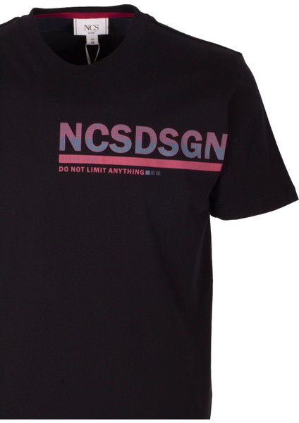 Erkek Tişört Bisiklet Yaka Siyah Slim Fit Baskılı T-Shirt Ncs Jeans 1296 fiyatları