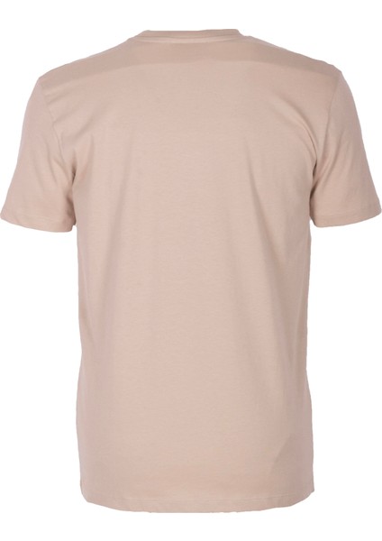 Erkek Tişört Bisiklet Yaka Bej Slim Fit Baskılı T-Shirt Ncs Jeans 1298 fırsatları