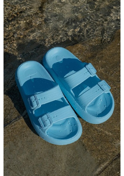 Yazlık Yumuşak Kalın Tabanlı Unisex Günlük Terlik