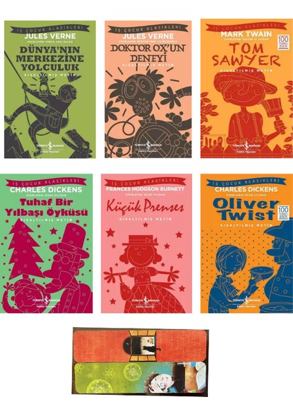 Oliver Twist,küçük Prenses,tuhaf Bir Yılbaşı Öyküsü,tom Sawyer ,doktor Ox’un Deneyi 6kitap