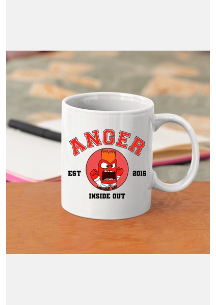 Ters Yüz Anger Sinirli Kupa Bardak