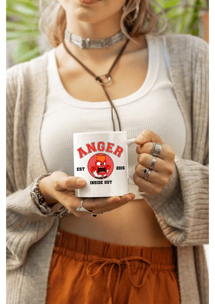 Ters Yüz Anger Sinirli Kupa Bardak