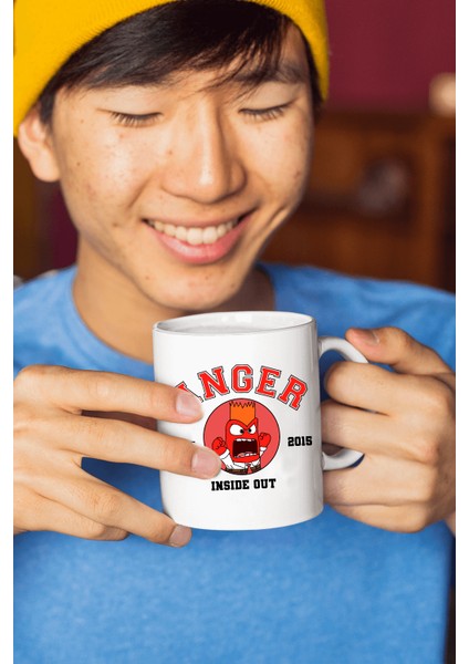 Ters Yüz Anger Sinirli Kupa Bardak