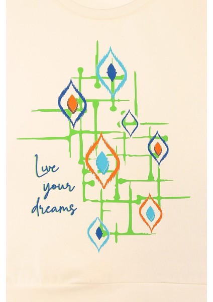 Love Your Dreams Baklava Desen Kız Çocuk Viscon Takım - Yeşil indirimleri