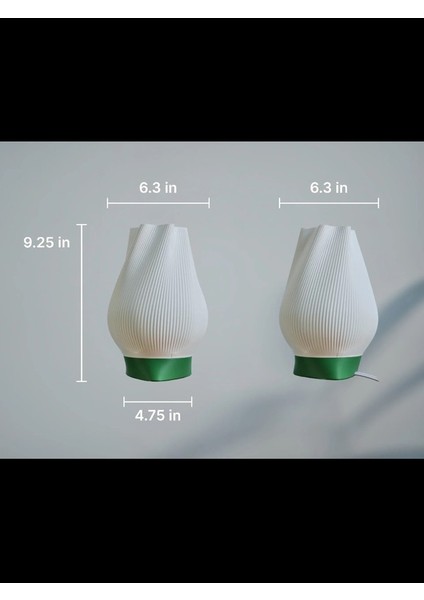 Dekoratif 3D Masa Lambası