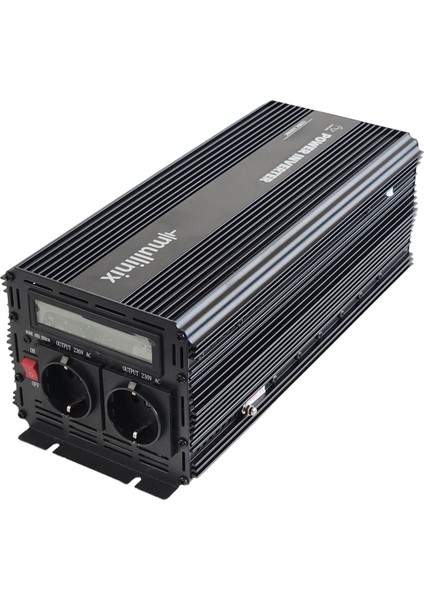 12V 1500W 20A Şarjlı Tamsinüs Inverter