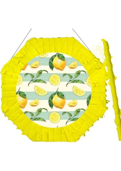 Limon Temalı Pinyata 42 cm + Sopası
