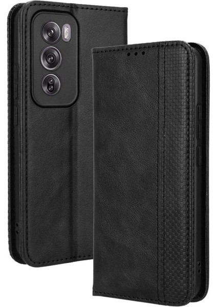 Oppo Oppo 12 5g Cüzdan Manyetik Kapatma Pu Deri Için Kılıf (Yurt Dışından)