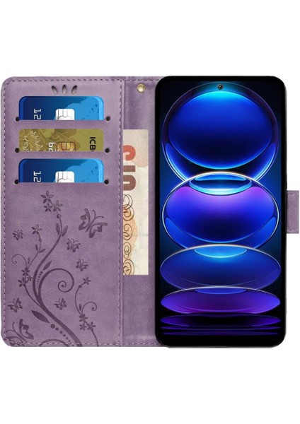 Xiaomi Poco X5 Kickstand Manyetik Kapatma Pu Deri Kart Için Filp Durumda (Yurt Dışından) modelleri