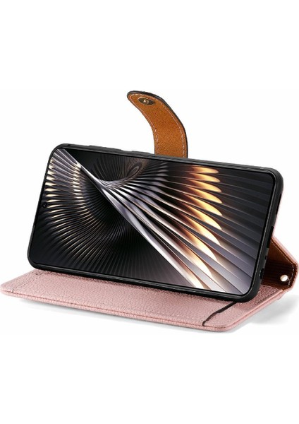 Xiaomi Poco F6 Cüzdan Fermuar Aşk Için Flip Case Darbeye Deri Kılıf (Yurt Dışından)