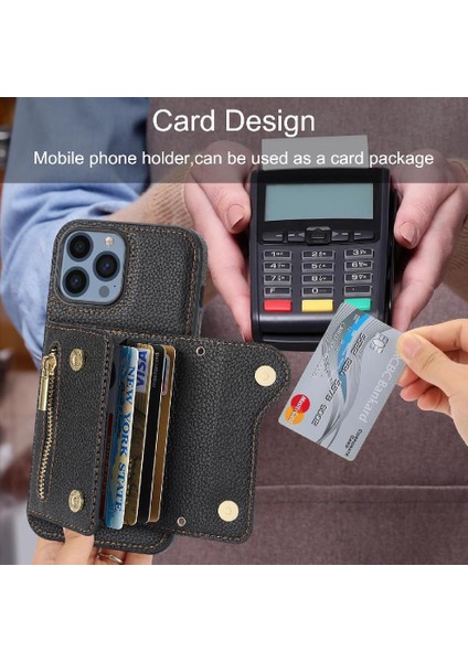 IPhone 13 Için Kılıf Pro Uzun Kayış Büyük Kapasiteli Mini Sırt Çantası Kart Yuvaları (Yurt Dışından) fiyatları