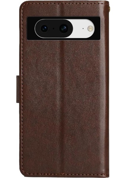Google Piksel 8 Kickstand Bilek Kayışı Kart Tutucu Manyetik Pu Için Filp Durumda (Yurt Dışından) modelleri