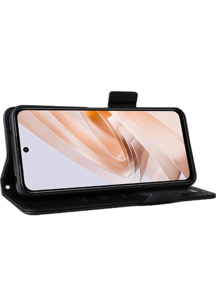 Xıaomı Poco M6 4g Manyetik Yan Toka Cüzdan Pu Deri Için Flip Case (Yurt Dışından)