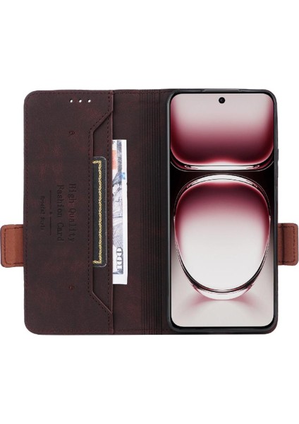 Oppo Oppo 12 5g Manyetik Cüzdan Kickstand Kart Tutucu ile Flip Case (Yurt Dışından) indirimleri