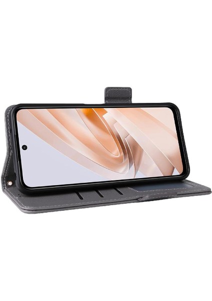 Mays Shop Xıaomı Redmi Için Flip Case 13 4g Yan Toka Pu Deri Kart Yuvaları Tutucu (Yurt Dışından)