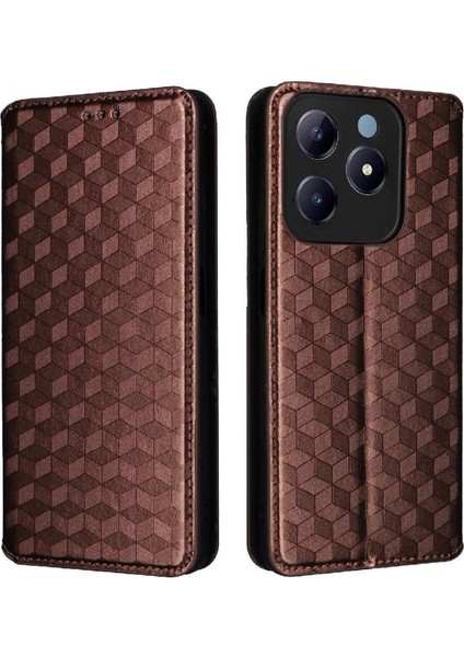 Realme C63 4g Pu Deri Cüzdan Manyetik Kapatma Kartı 3D Için Flip Case (Yurt Dışından) indirimleri