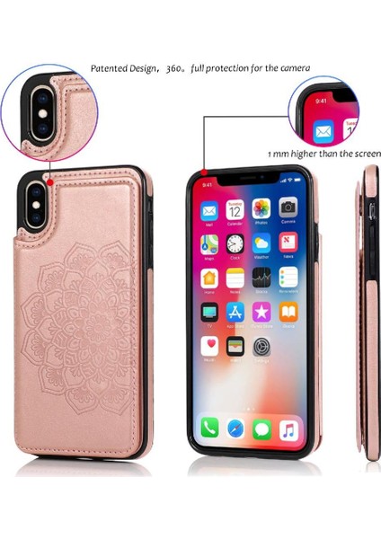 IPhone X/xs Için Kart Tutucu Kılıf ile Cüzdan Pu Deri Çevirme Darbeye (Yurt Dışından) fırsatları