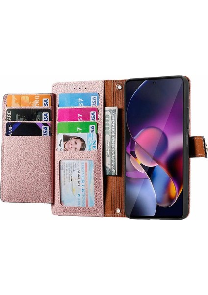 Motorola Moto G Stylus 5g Artı Darbeye Deri Kılıf Aşk Için Flip Case (Yurt Dışından)