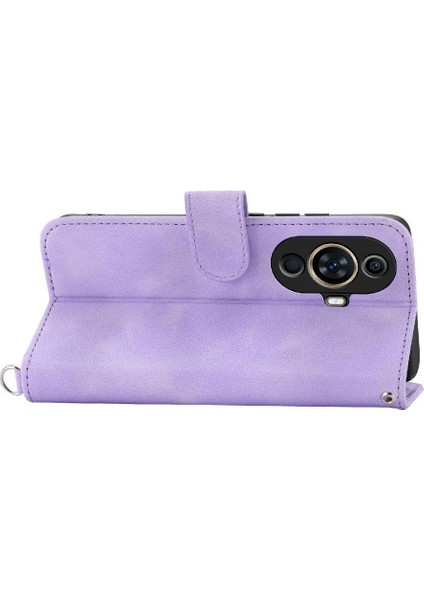 Huawei Nova 11 Için Flip Case Darbeye Bileklik Kabartmalı Çoklu Kart (Yurt Dışından) fırsatları