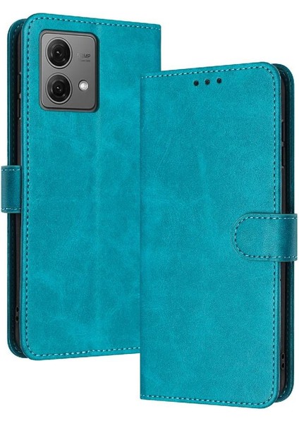 Motorola Moto G84 5g Kickstand ile Toka Pu Deri ile Flip Case (Yurt Dışından)