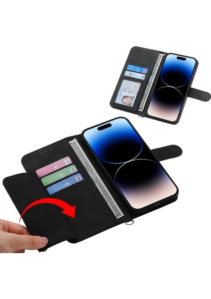 Realme 11 Pro 5g Bileklik Darbeye Kabartmalı Çoklu Kart Için Flip Case (Yurt Dışından)