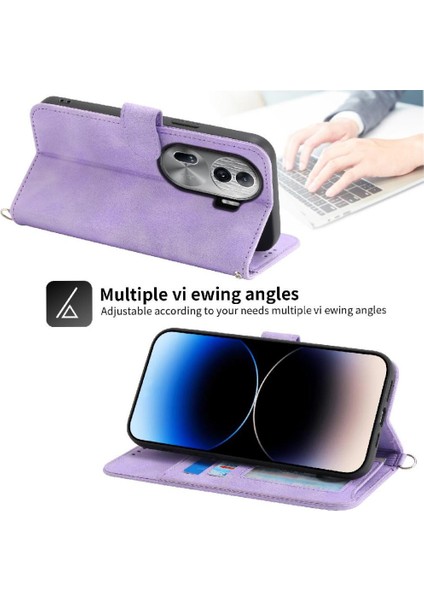 Oppo Oppo 11 Pro 5g Çoklu Kredi Kartı Yuvaları Bileklik Için Flip Case (Yurt Dışından)