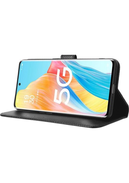 Oppo Oppo 8t 5g Kapak Için Kılıf Kickstand Manyetik Cüzdan Kart Tutucu (Yurt Dışından) modelleri