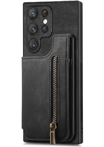Samsung Galaxy S22 Ultra Standı Fonksiyonu Için Kılıf Katlanabilir Arka Kapak (Yurt Dışından)