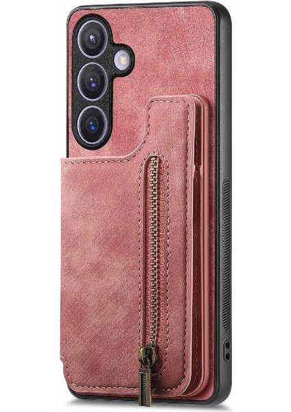 Samsung Galaxy S24 Artı Standı Fonksiyonu Vintage Fermuar Cüzdan Geri (Yurt Dışından) fiyatları