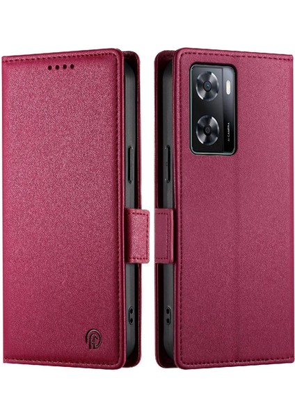 Oppo A57 4g Günlük Kullanım Için Flip Case Kart Yuvaları Iş Cüzdan Flip (Yurt Dışından)