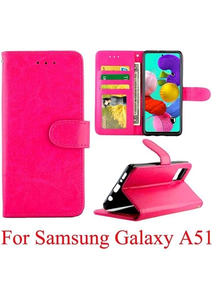 Samsung Galaxy A51 Için Flip Case Pu Deri Manyetik Kapatma Darbeye (Yurt Dışından)
