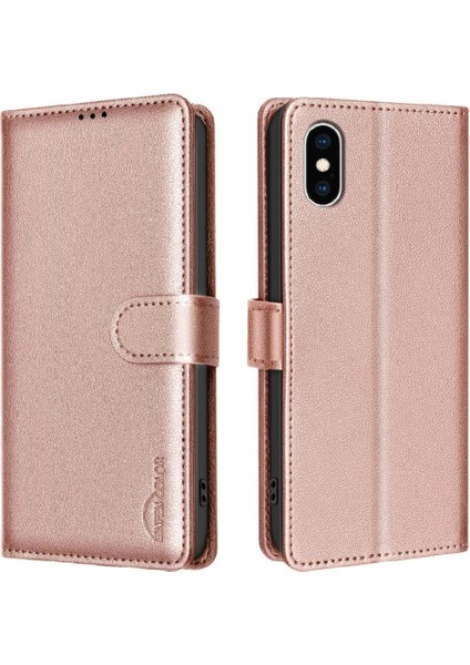 IPhone Xs Max Cüzdan Manyetik Kart Tutucu Kickstand Rfıd Pu Için Flip Case (Yurt Dışından) indirimleri