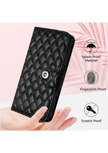 Xiaomi Redmi Için Not 9 Pro Max Kart Tutucu Cüzdan Kapak Bilek Şeridi (Yurt Dışından)