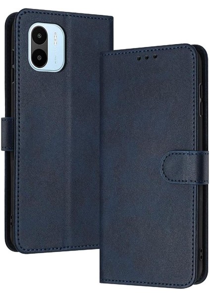 Xiaomi Redmi A1 Için Flip Case/a2 ile Saf Renk Kickstand Pu Deri (Yurt Dışından)