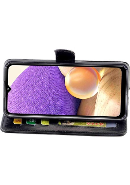 Samsung Galaxy A32 5g Kickstand Kart Tutucu Darbeye Pu Için Flip Case (Yurt Dışından) fırsatları