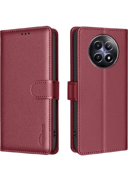 Realme 12 5g Cüzdan Manyetik Pu Deri Rfıd Engelleme Kartı Için Flip Case (Yurt Dışından) indirimleri
