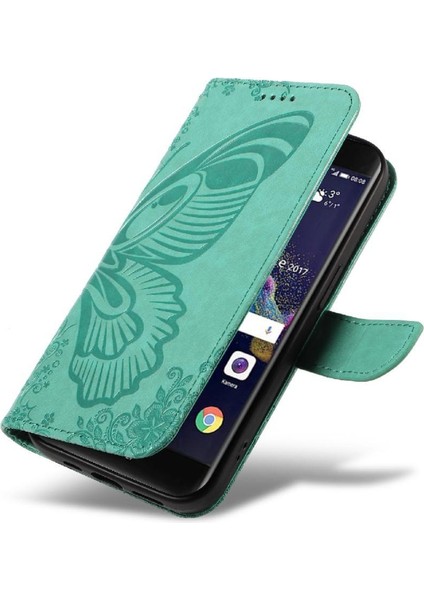 Kredi Kartı Yuvası ile Huawei P8 Lite Için Flip Case Yüksek Kalite Deri (Yurt Dışından)
